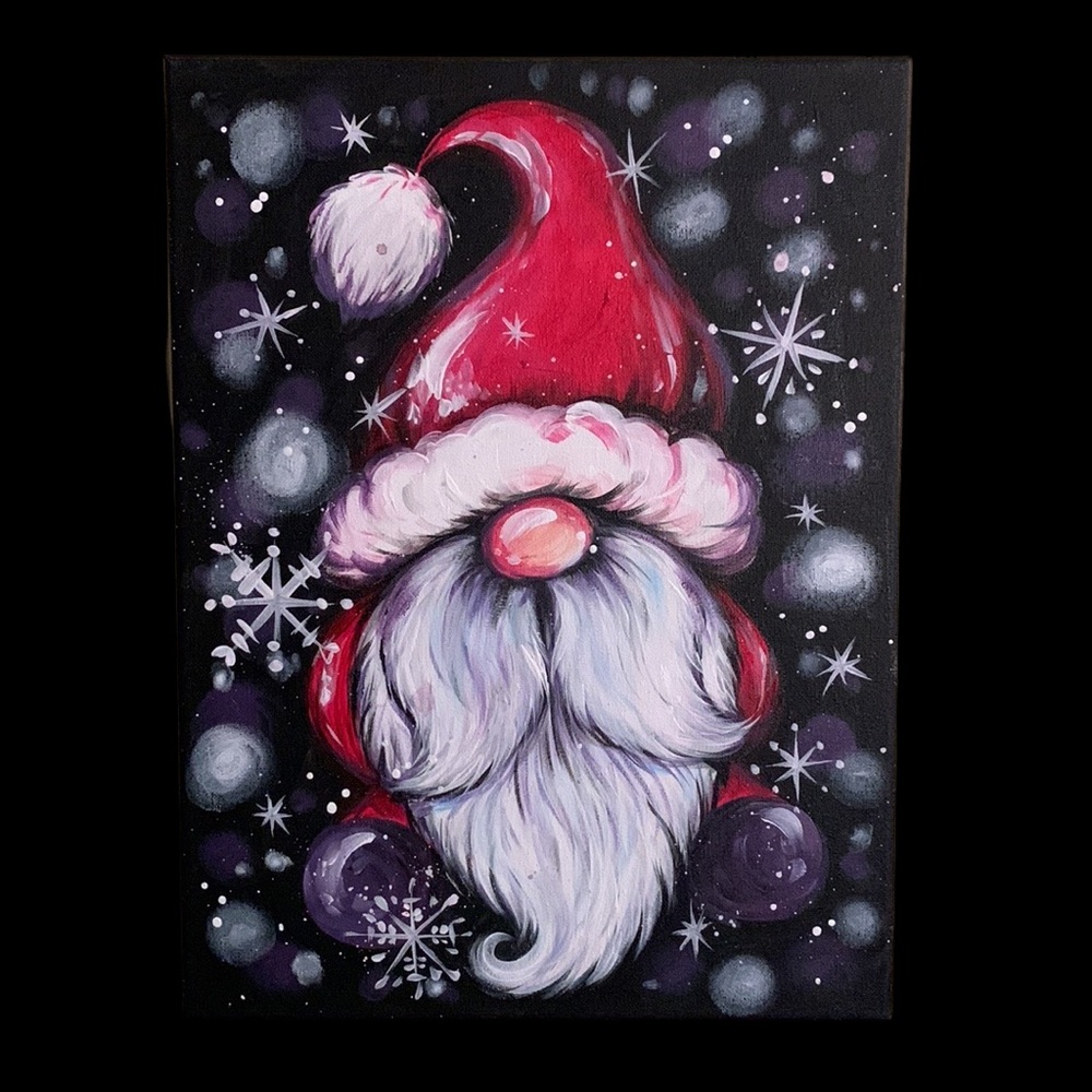 Santa gnome painting #1